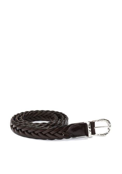 Cintura treccia moro ITALIAN BELTS | TRECCIAPELLE-MORO